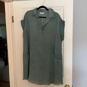 Umgee XL dark mint green dress